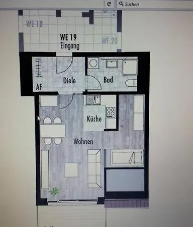 Appartement -bhf 5 Min - Naehe Messe